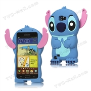 3D Stitch Movable Ear Silicone Case for Samsung Galaxy Note