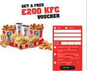 Get free 200$ KFC 